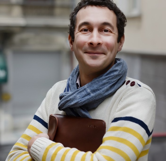 Tristan interviewing